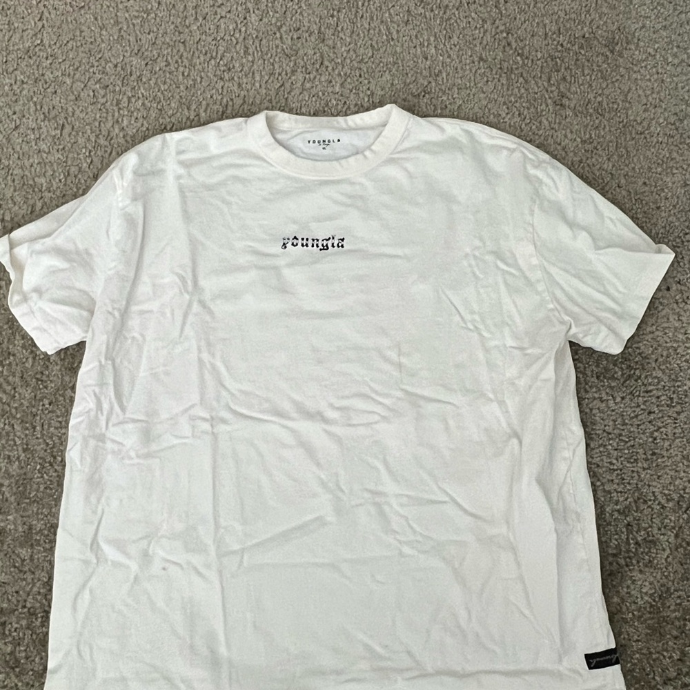YoungLA White Short Sleeve Tees